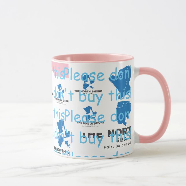 The North Shore Sea Lion Bevera-Oh God We Goofed Mug (Right)