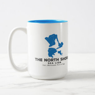 The North Shore Sea Lion Beverage Container Two-Tone Coffee Mug