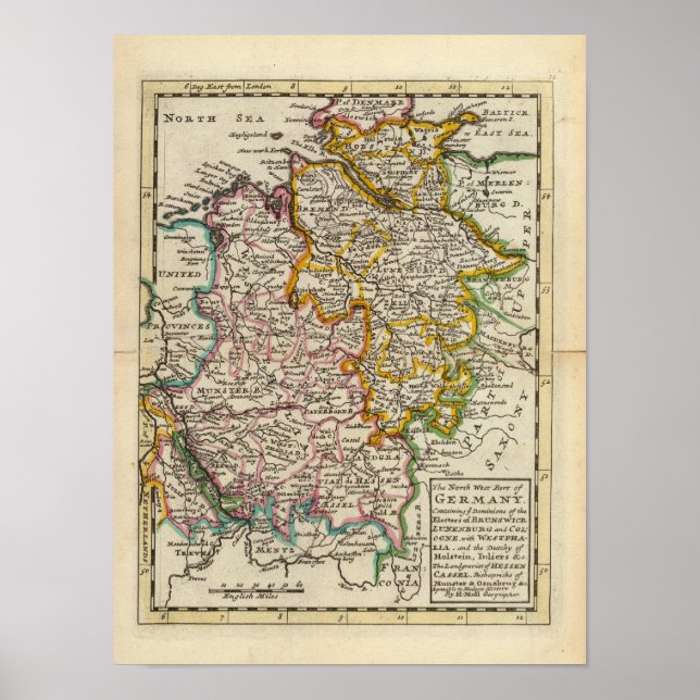 The north west part of Germany Poster (Front)
