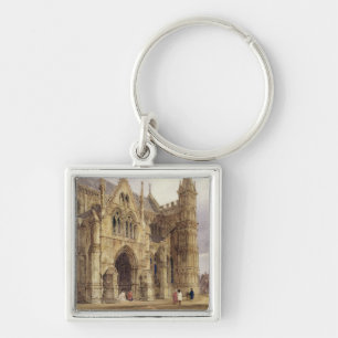 The North-West Porch of Salisbury Cathedral, 1832 Key Ring