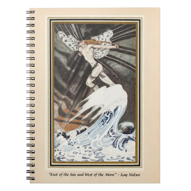 The North Wind goes over the sea  Kay Nielsen Notebook (Front)
