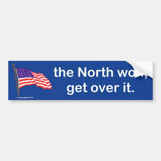 the North won, Bumper Sticker (Front)