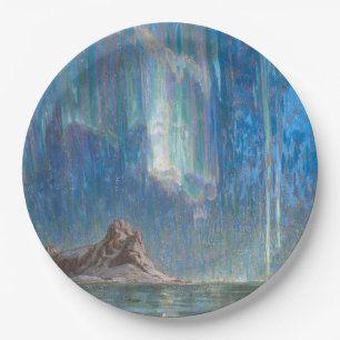 The Northern Lights from North Norway (Aurora) Paper Plate