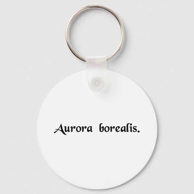 The Northern lights Key Ring (Front)