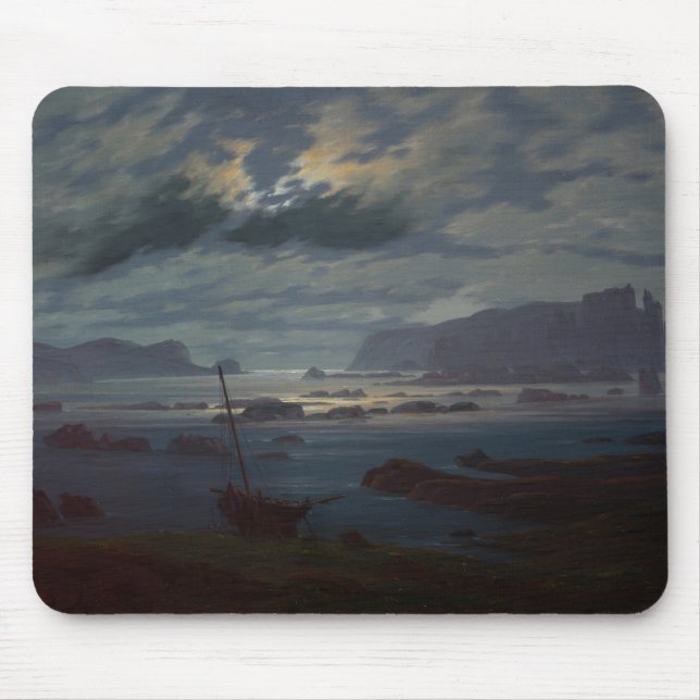 The Northern Sea in Moonlight, 1823-24 Mouse Mat (Front)