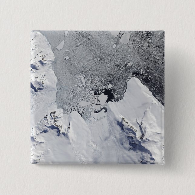 The northern tip of Alexander Island 15 Cm Square Badge (Front)