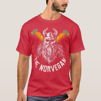 The Norvegan, Vegan Viking Carrot Norsemen Vegetar T-Shirt