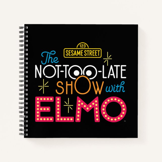 The Not-Too-Late Show with Elmo Notebook (Front)