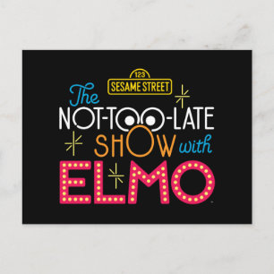 The Not-Too-Late Show with Elmo Postcard