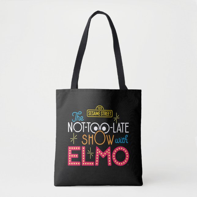 The Not-Too-Late Show with Elmo Tote Bag (Front)