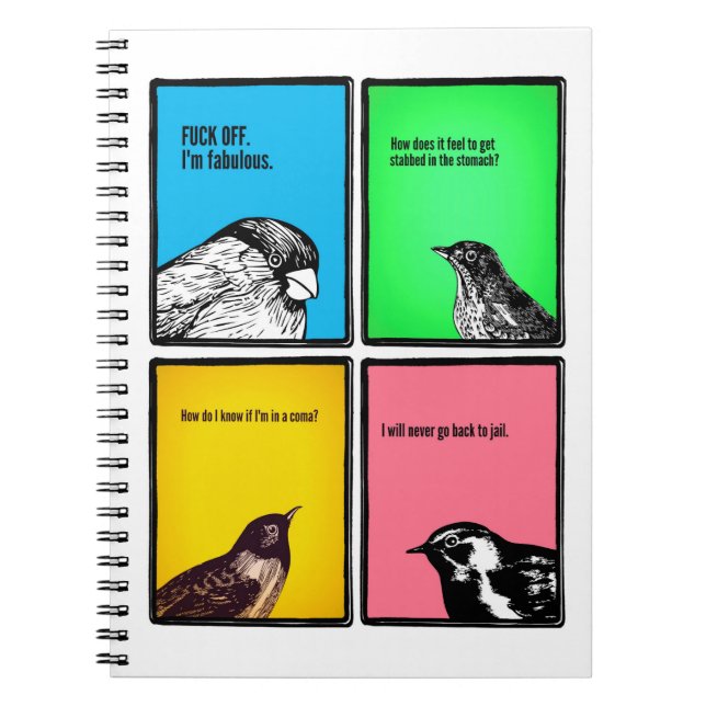 The Notebook (but with less kissing & more birds) (Front)