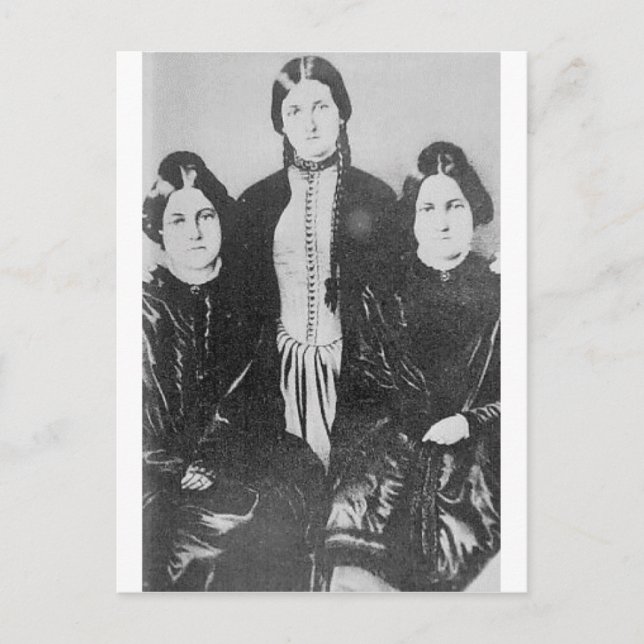 The Notorious Fox Sisters Postcard (Front)