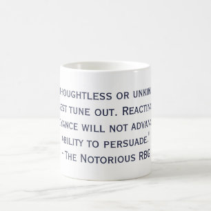 The Notorious RBG Quote Mug