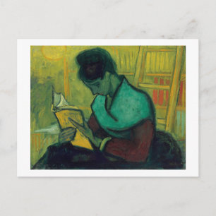 The Novel Reader, Van Gogh Fine Art Postcard