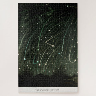 The November meteors  Trouvelot astronomic Jigsaw Puzzle