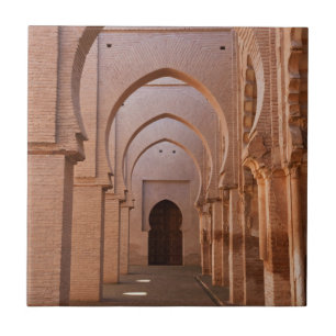 The now ruined and partly restored Tin Mal Mosque Tile