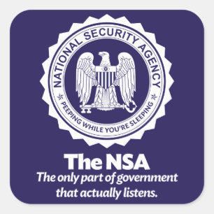 The NSA Square Sticker