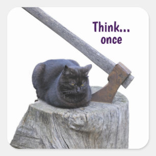 The nuances of life - be optimist square sticker