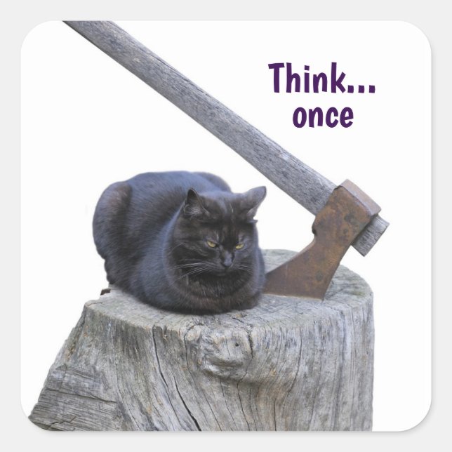 The nuances of life - be optimist square sticker (Front)