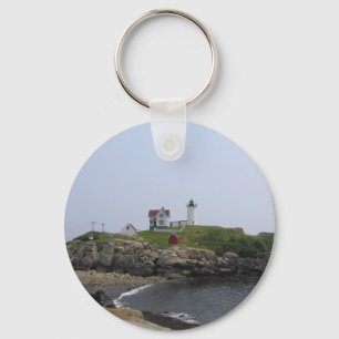 The Nubble Lighthouse Maine Key Ring