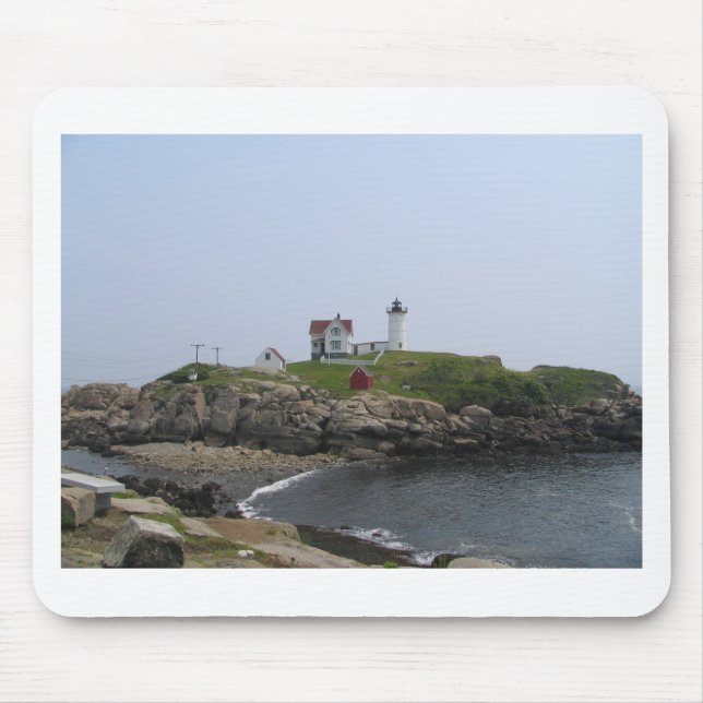 The Nubble Lighthouse Maine Mouse Mat (Front)