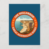 The Nullarbor Great Australian Bight Retro Emblem