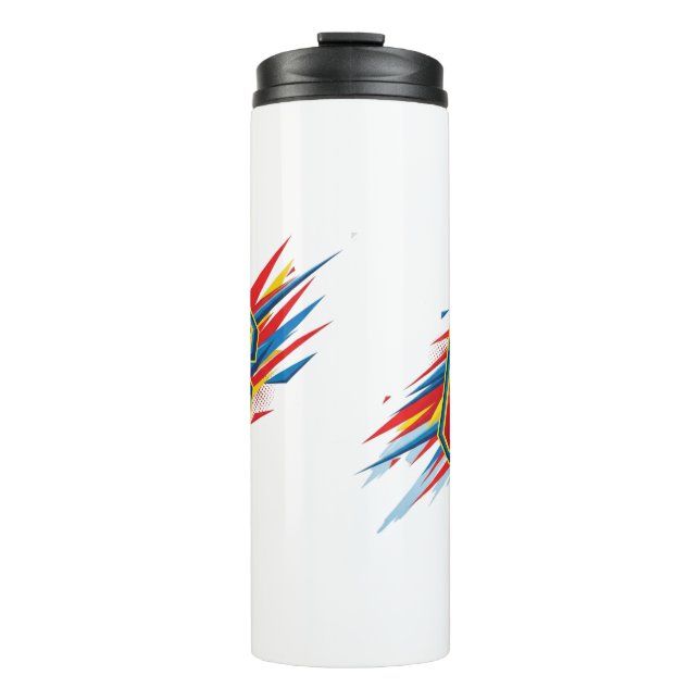 "The Number 6: A Symbol of Harmony and Love" Thermal Tumbler (Front)
