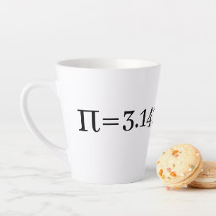 The Number Pi Math & Science Lover's Latte Mug