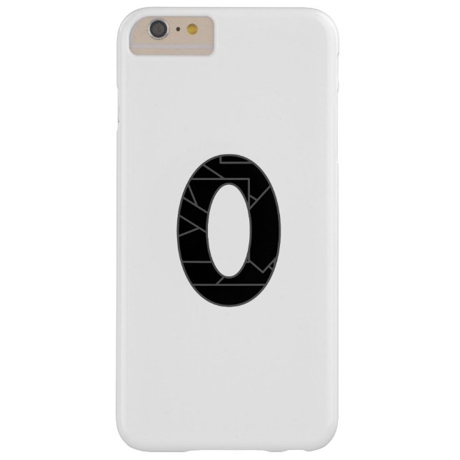 The number zero (0) in black Case-Mate iPhone case (Back)