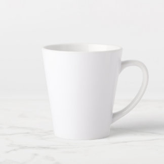 The number zero (0) in black latte mug