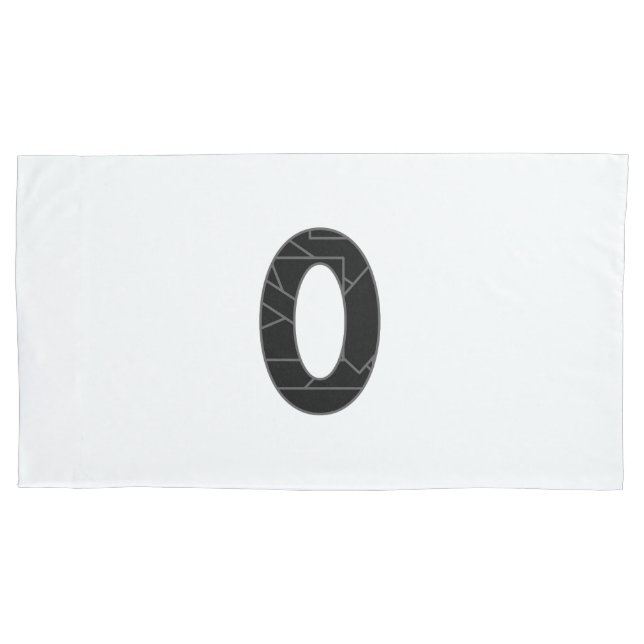 The number zero (0) in black pillowcase (Front)