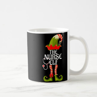 The Nurse Elf Family Matching Christmas 2023  Coffee Mug
