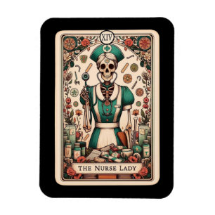 The Nurse Lady Tarot Card Magnet