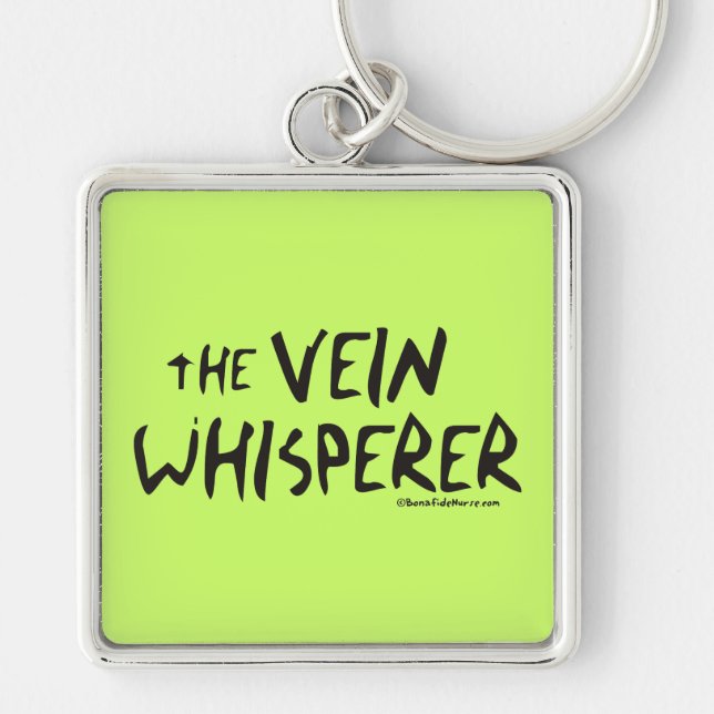 The Nurse Vein Whisperer Key Ring (Front)