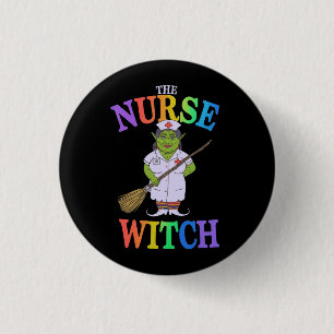 The Nurse Witch A Spooky Halloween Tale of Horror 3 Cm Round Badge