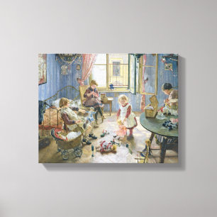 The Nursery, 1889 Canvas Print