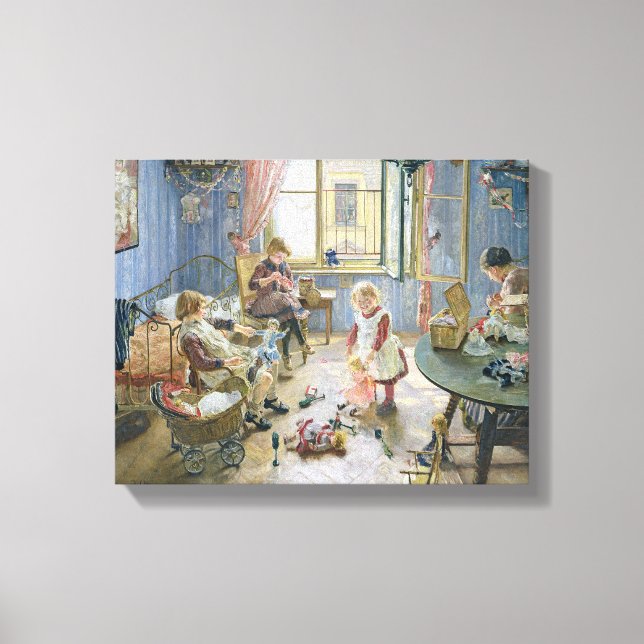 The Nursery, 1889 Canvas Print (Front)