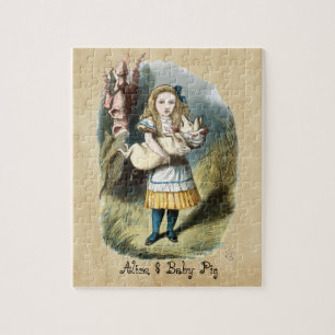 The Nursery Alice, Baby Pig in Wonderland Jigsaw Puzzle