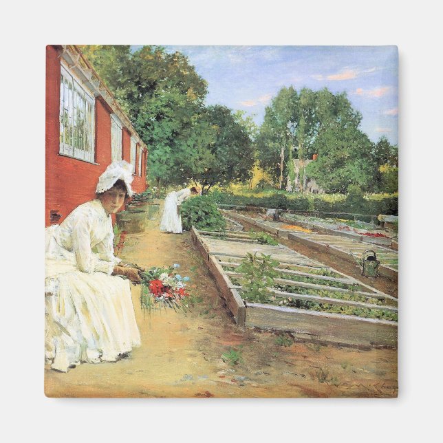 The nursery by William Chase Magnet (Front)