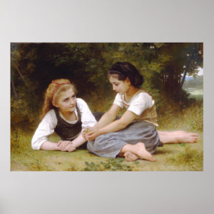 The Nut Gatherers - Les Noisettes 1882 Poster