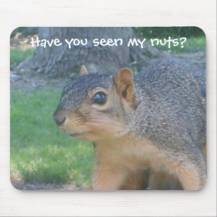 "The Nut Hunter" Mousepad