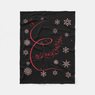 The Nutcracker Ballet And Clara Christmas Holiday Fleece Blanket