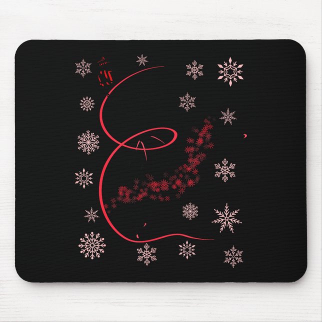 The Nutcracker Ballet And Clara Christmas Holiday  Mouse Mat (Front)