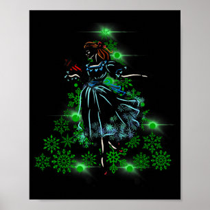 The Nutcracker Ballet And Clara Marie Christmas Tr Poster