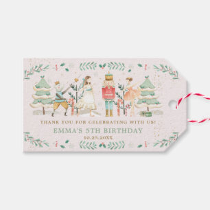 The Nutcracker Ballet Christmas Birthday Thank You Gift Tags