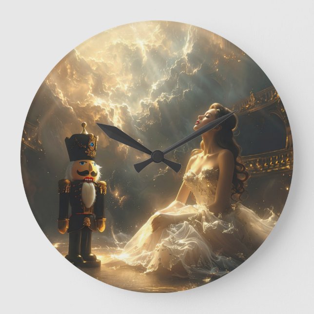 THE NUTCRACKER - BALLET & DANCE LARGE CLOCK (Front)