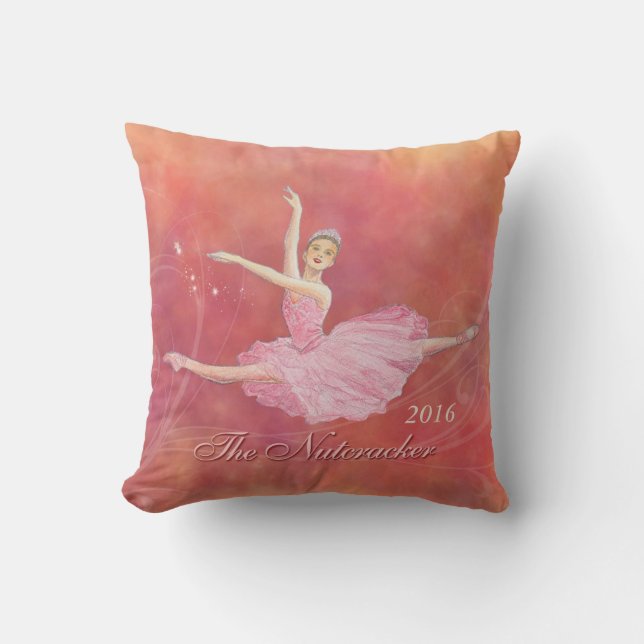 The Nutcracker Ballet Keepsake Pillow (Front)