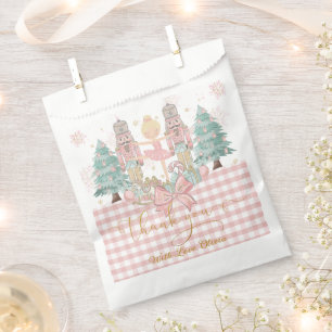 The Nutcracker Ballet Pastel Pink Christmas Blonde Favour Bags