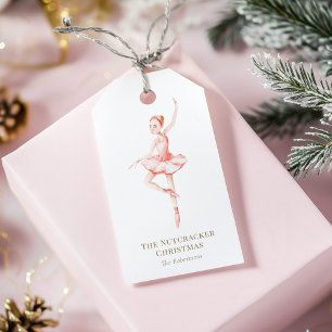 The Nutcracker Christmas Ballerina Gift Tag 