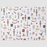 The Nutcracker Christmas Ballet Vintage Watercolor Tissue Paper<br><div class="desc">Festive the Nutcracker themed wrapping paper.</div>